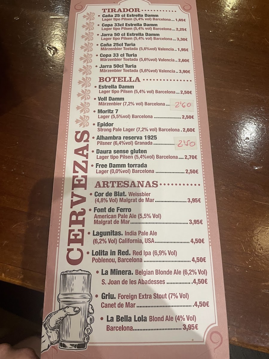 Menu La Dida Malgrat De Mar-3